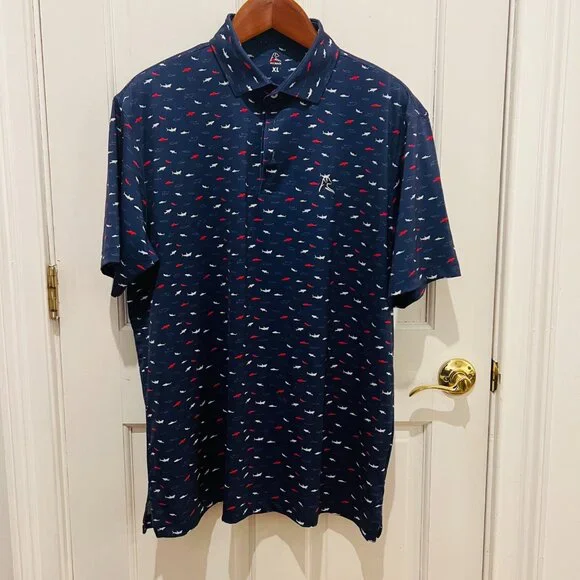 Rhoback Men’s Size XL Performance Golf Polo Shirts - Picture 13 of 16